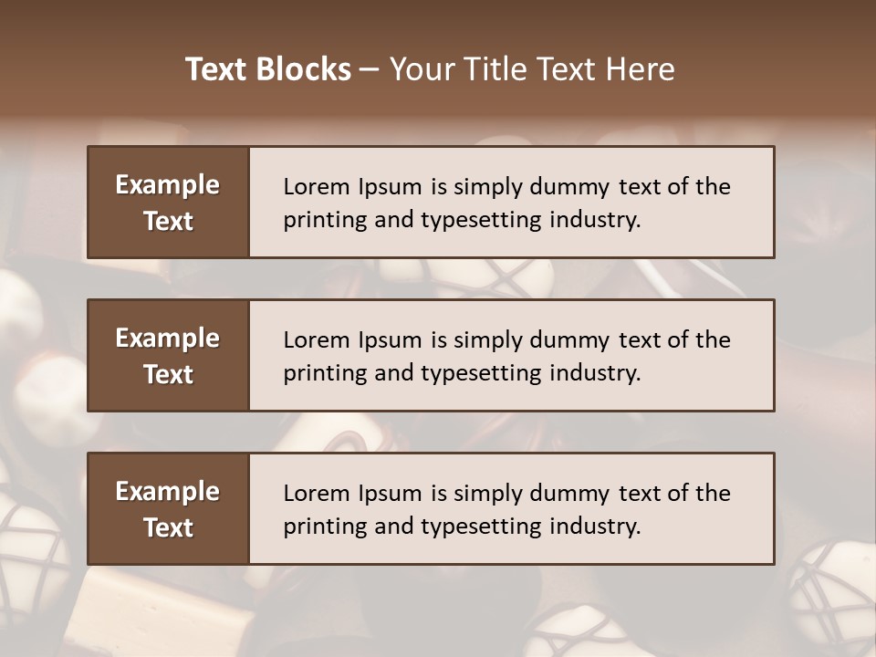Chocolate Candy PowerPoint Template