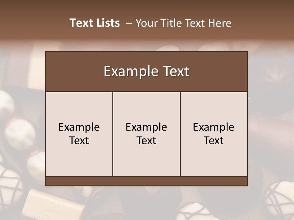 Chocolate Candy PowerPoint Template