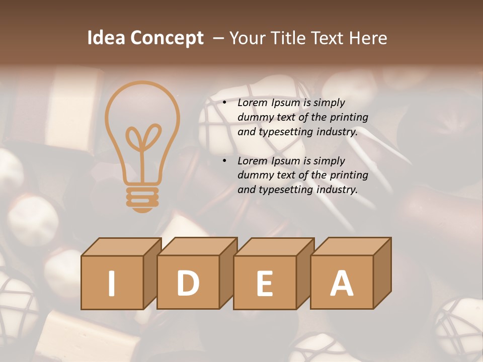 Chocolate Candy PowerPoint Template