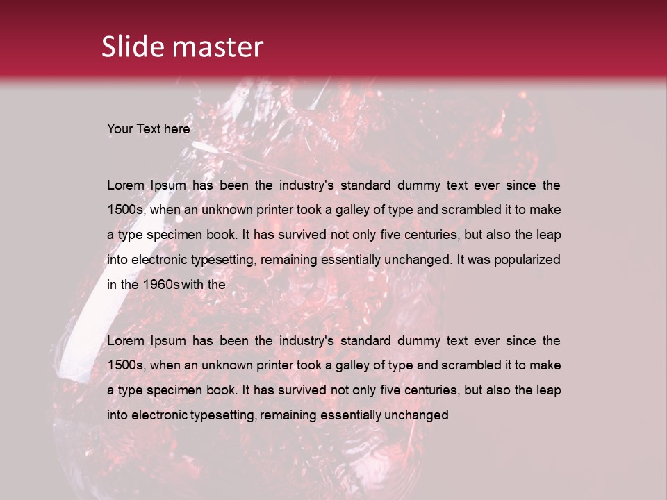 Wine Stock PowerPoint Template