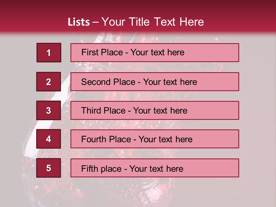 Wine Stock PowerPoint Template