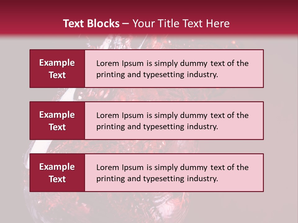 Wine Stock PowerPoint Template