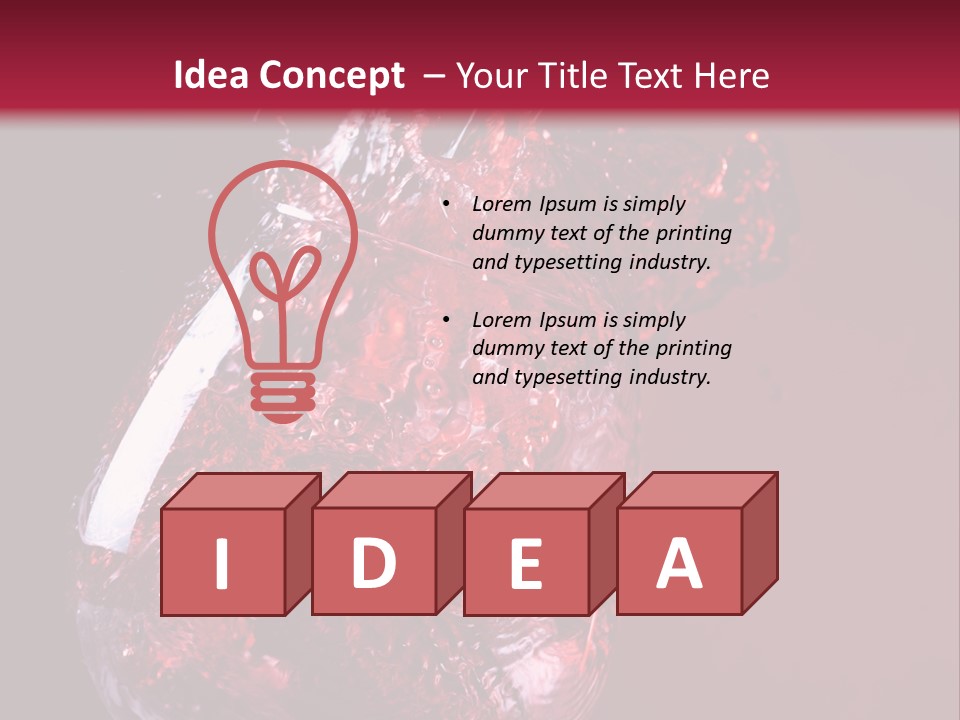 Wine Stock PowerPoint Template