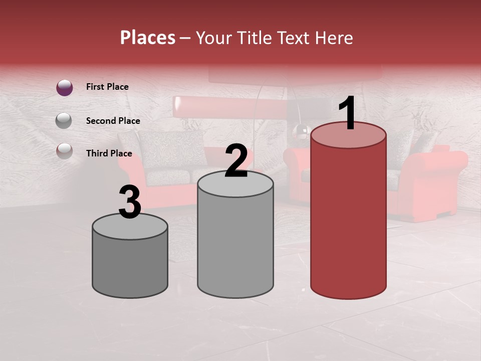 Wystrój Wnętrz Pokój PowerPoint Template