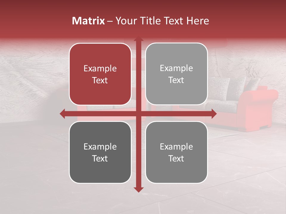 Wystrój Wnętrz Pokój PowerPoint Template