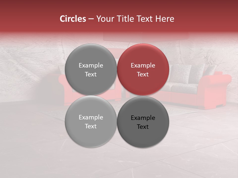 Wystrój Wnętrz Pokój PowerPoint Template