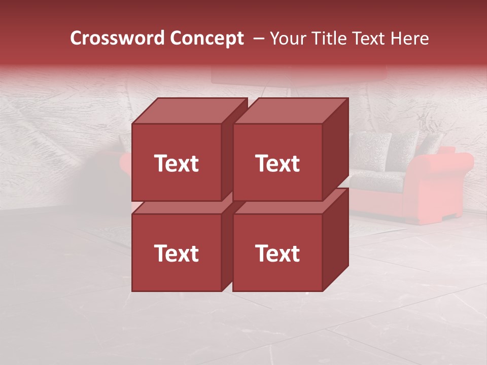 Wystrój Wnętrz Pokój PowerPoint Template