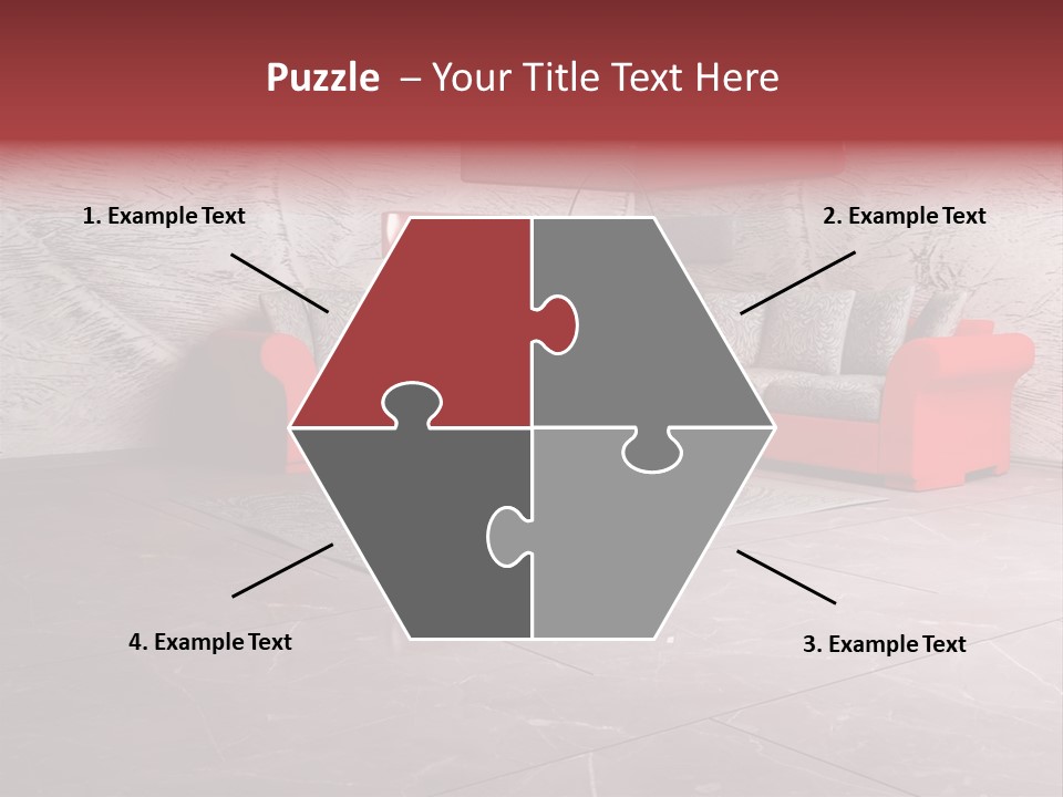 Wystrój Wnętrz Pokój PowerPoint Template