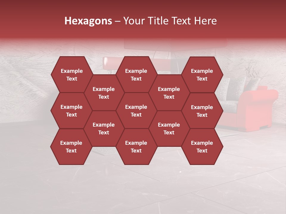 Wystrój Wnętrz Pokój PowerPoint Template