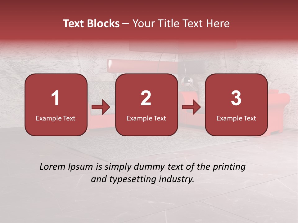 Wystrój Wnętrz Pokój PowerPoint Template