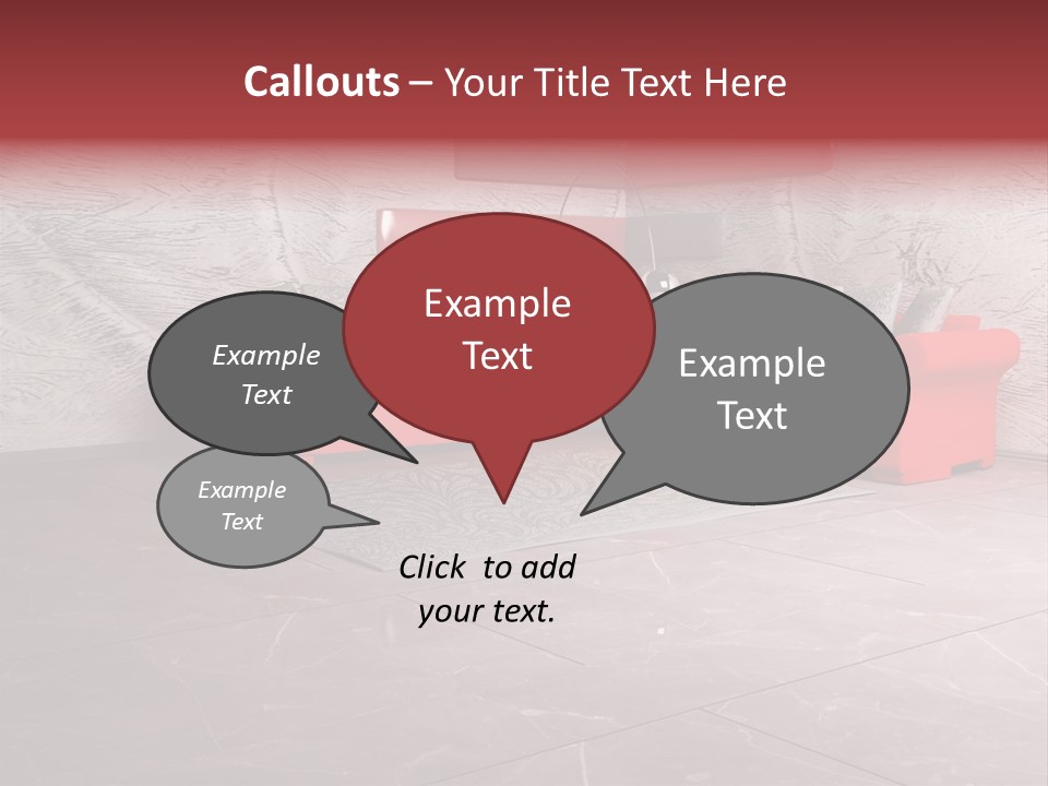 Wystrój Wnętrz Pokój PowerPoint Template