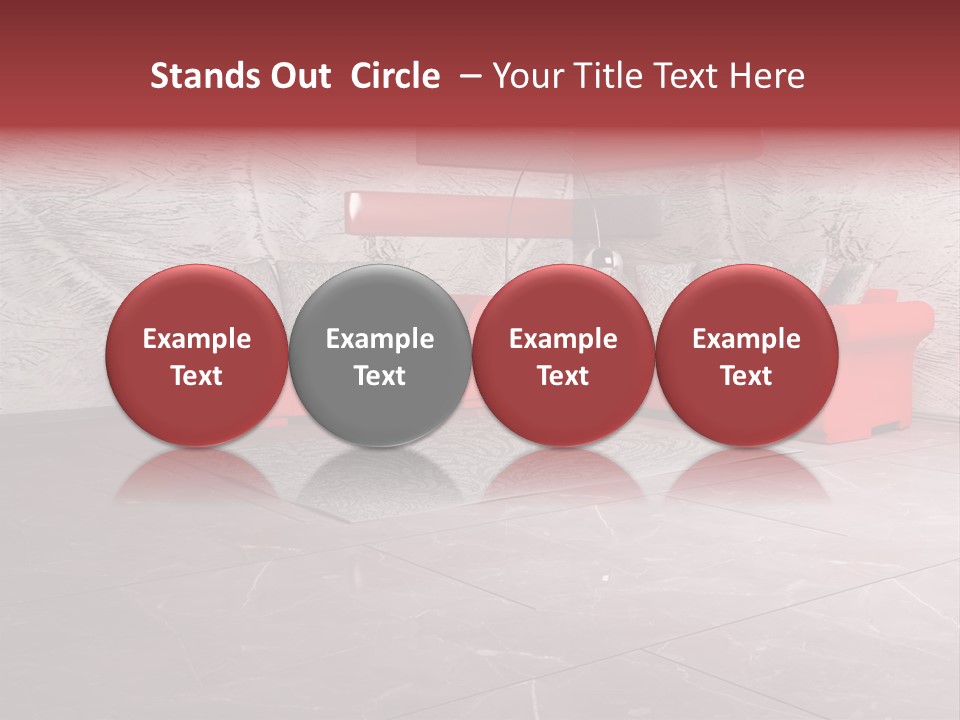 Wystrój Wnętrz Pokój PowerPoint Template