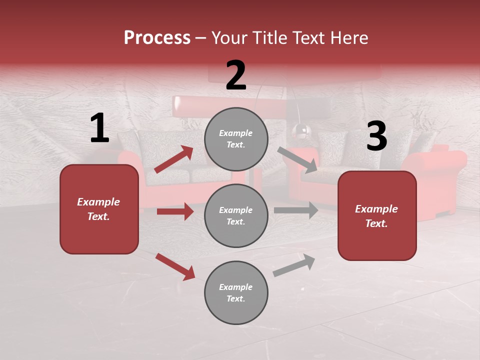 Wystrój Wnętrz Pokój PowerPoint Template