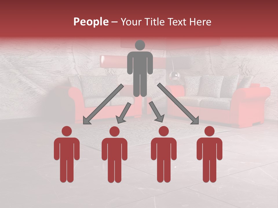 Wystrój Wnętrz Pokój PowerPoint Template