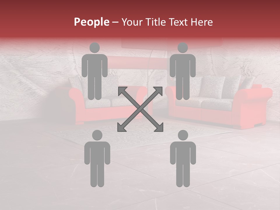 Wystrój Wnętrz Pokój PowerPoint Template