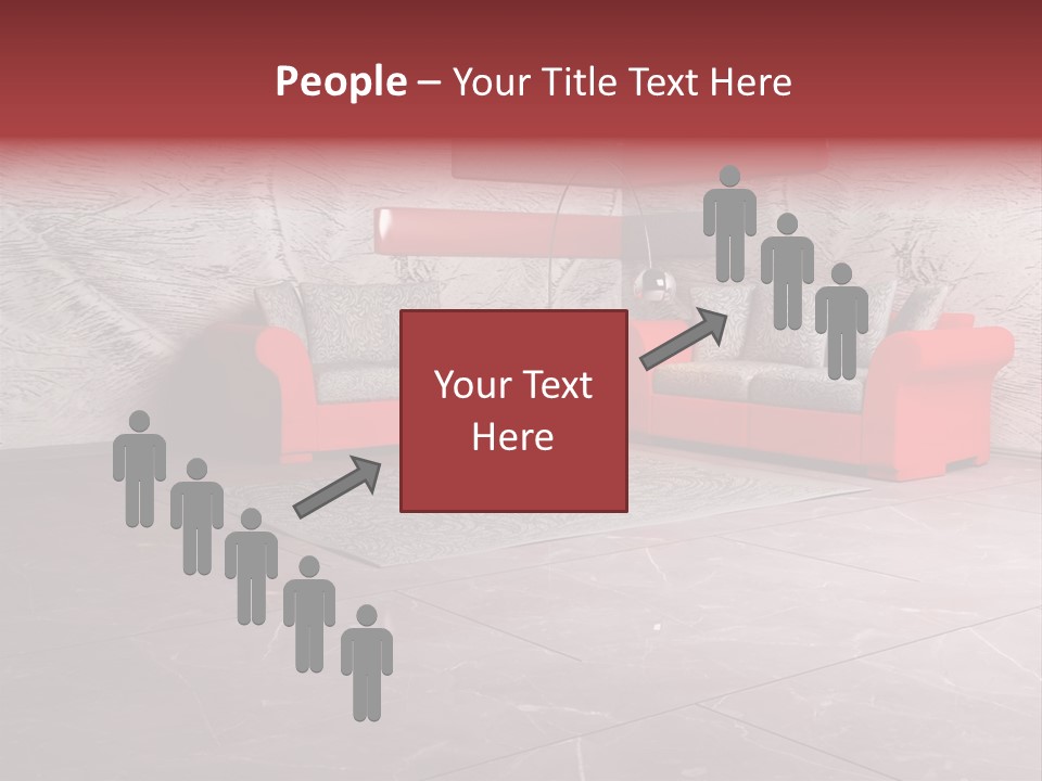 Wystrój Wnętrz Pokój PowerPoint Template