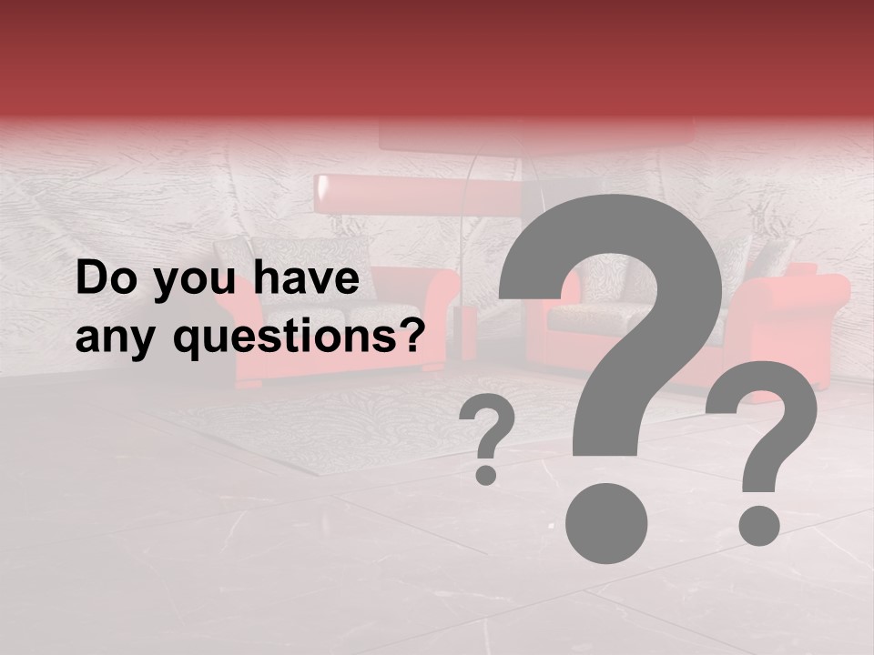 Wystrój Wnętrz Pokój PowerPoint Template