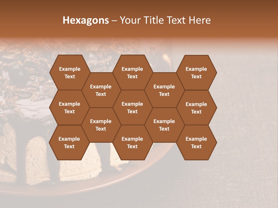 Butterscotch Cheesecake PowerPoint Template