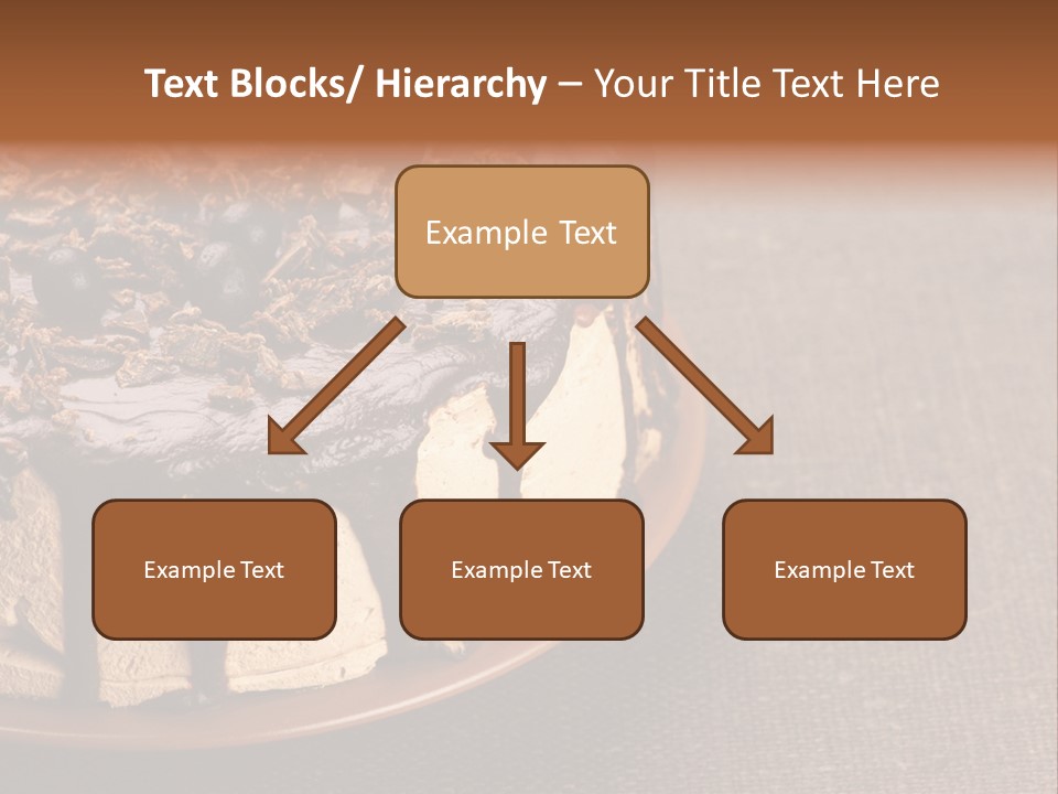 Butterscotch Cheesecake PowerPoint Template