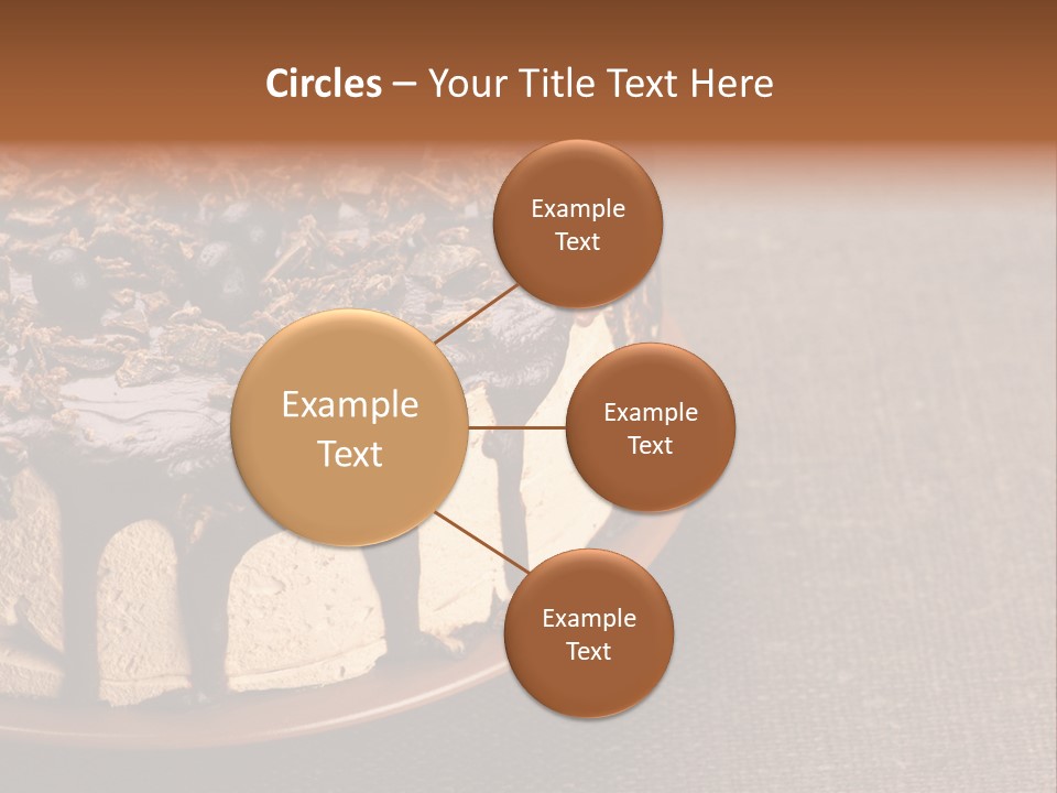 Butterscotch Cheesecake PowerPoint Template
