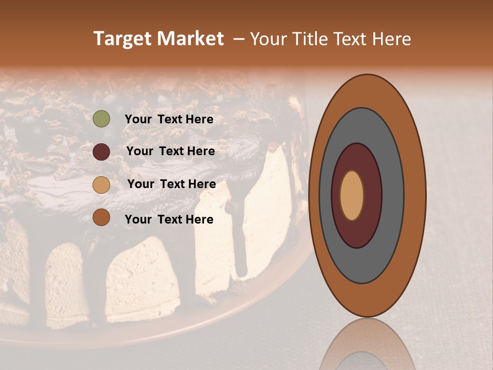 Butterscotch Cheesecake PowerPoint Template