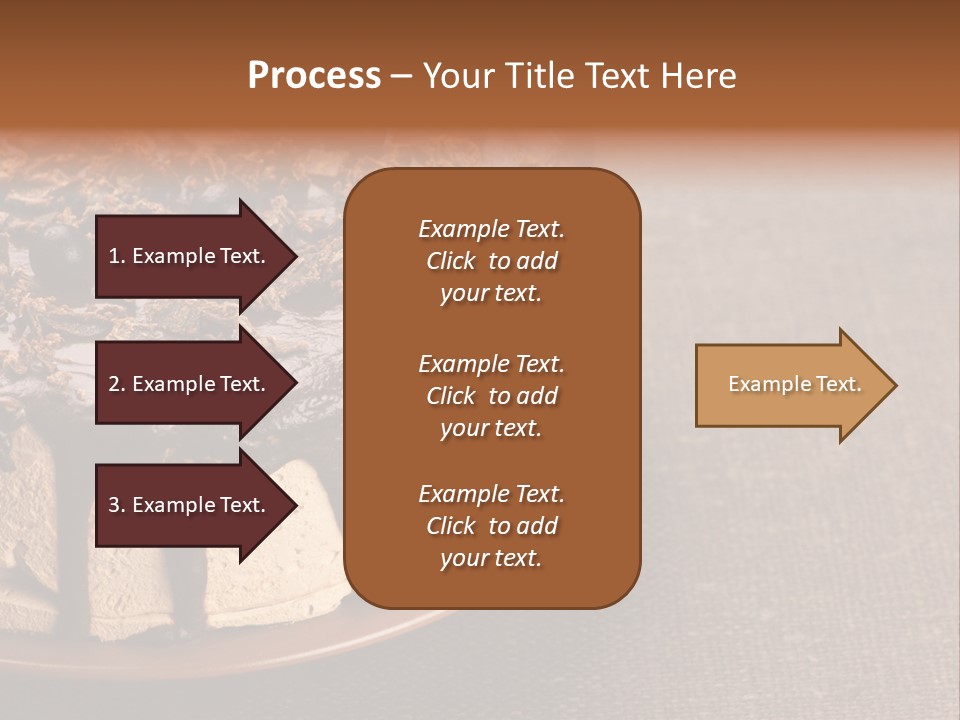Butterscotch Cheesecake PowerPoint Template