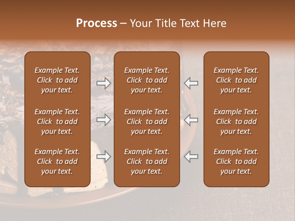 Butterscotch Cheesecake PowerPoint Template