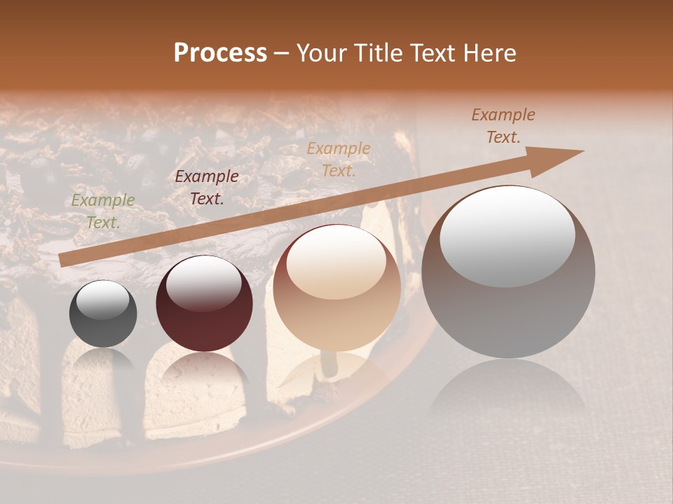 Butterscotch Cheesecake PowerPoint Template