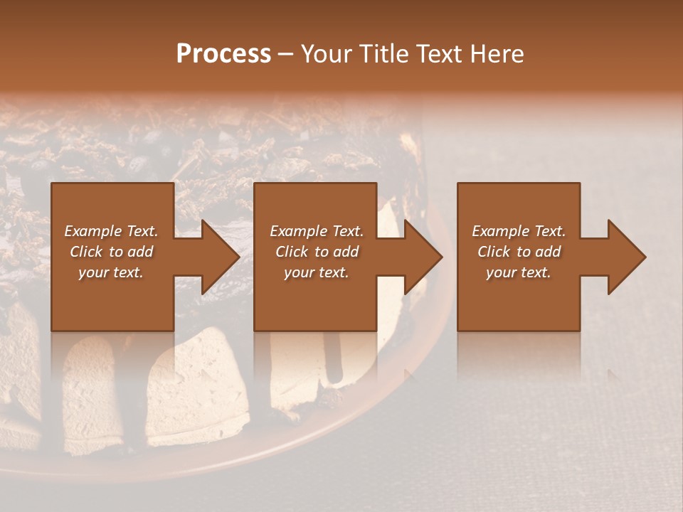 Butterscotch Cheesecake PowerPoint Template