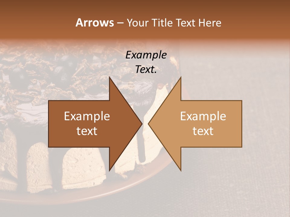 Butterscotch Cheesecake PowerPoint Template
