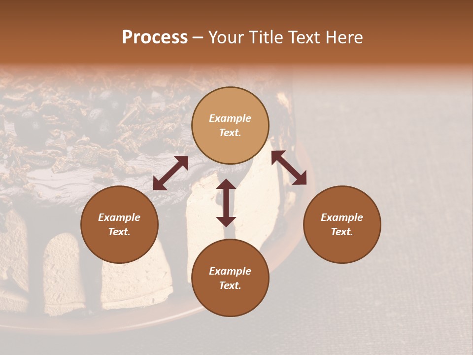 Butterscotch Cheesecake PowerPoint Template