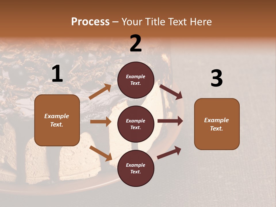 Butterscotch Cheesecake PowerPoint Template