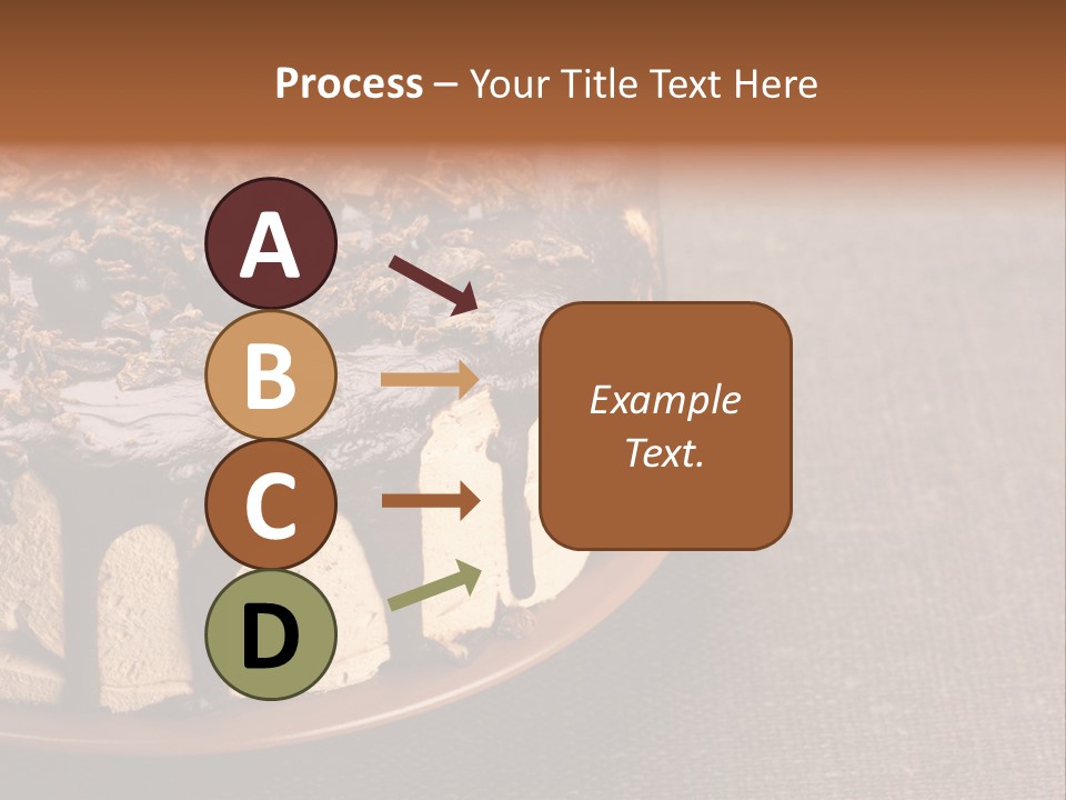 Butterscotch Cheesecake PowerPoint Template