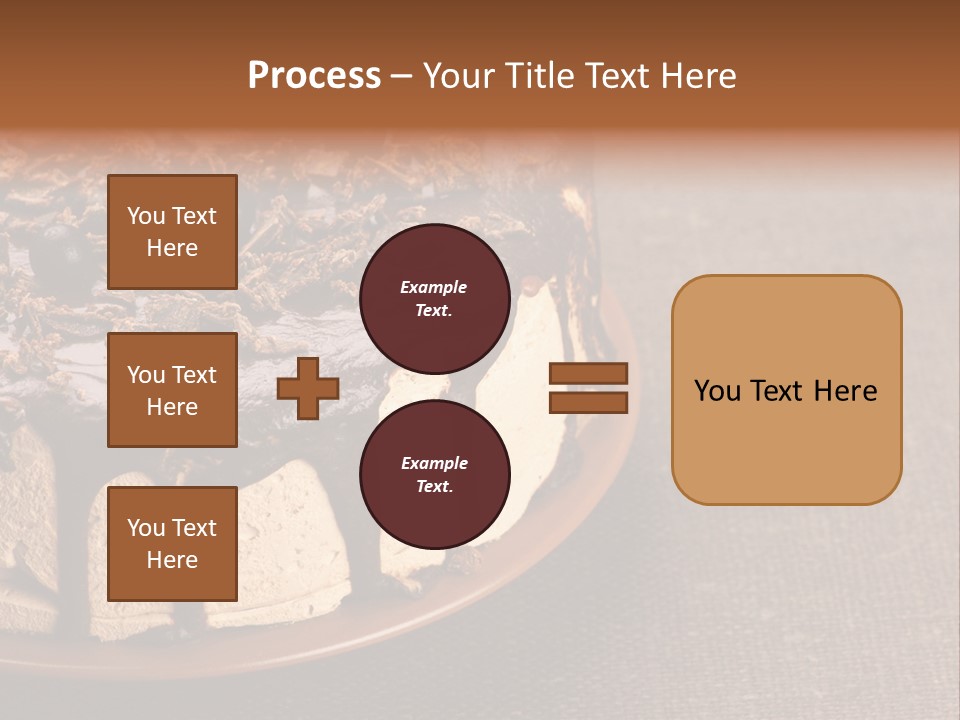 Butterscotch Cheesecake PowerPoint Template