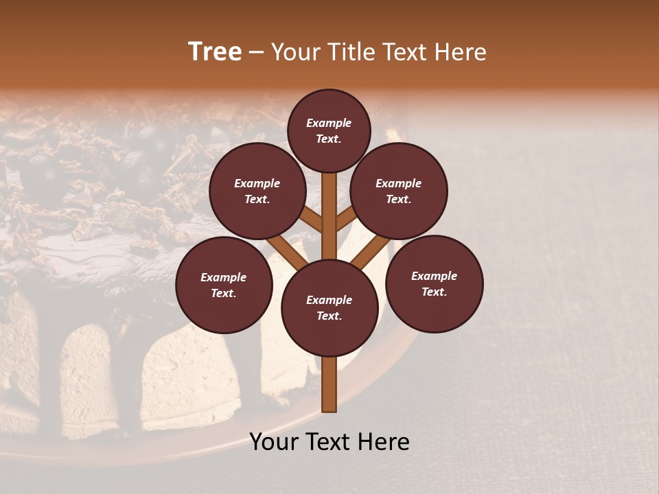 Butterscotch Cheesecake PowerPoint Template