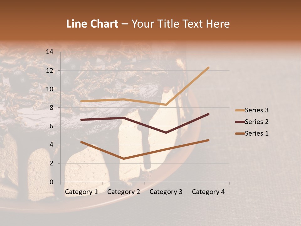 Butterscotch Cheesecake PowerPoint Template
