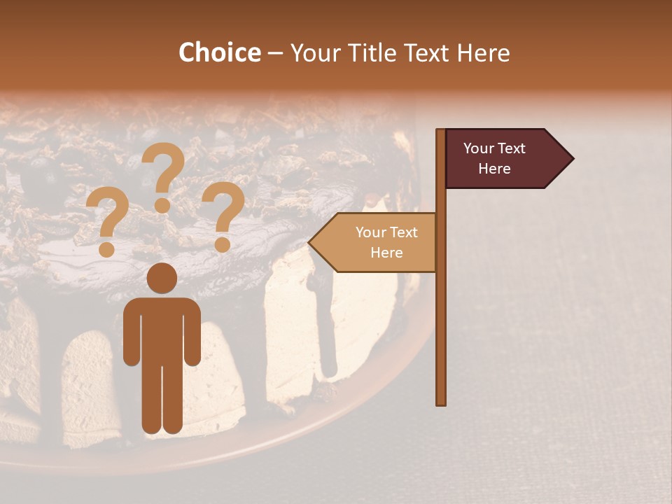 Butterscotch Cheesecake PowerPoint Template