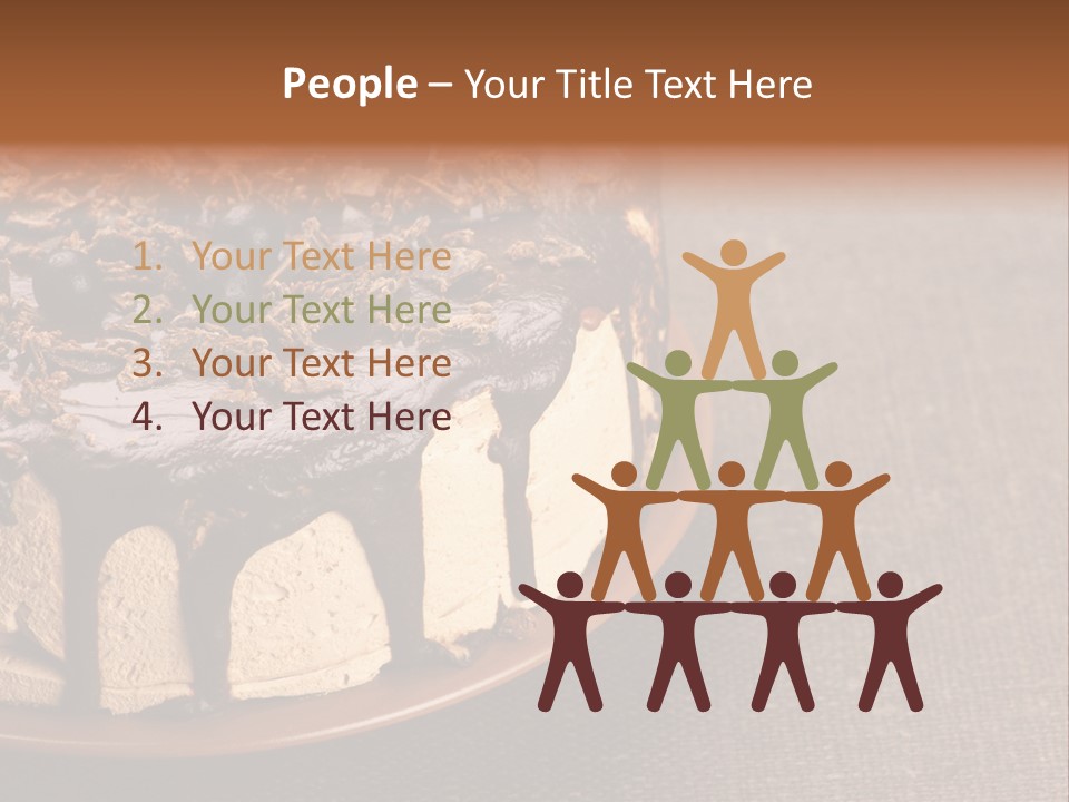 Butterscotch Cheesecake PowerPoint Template