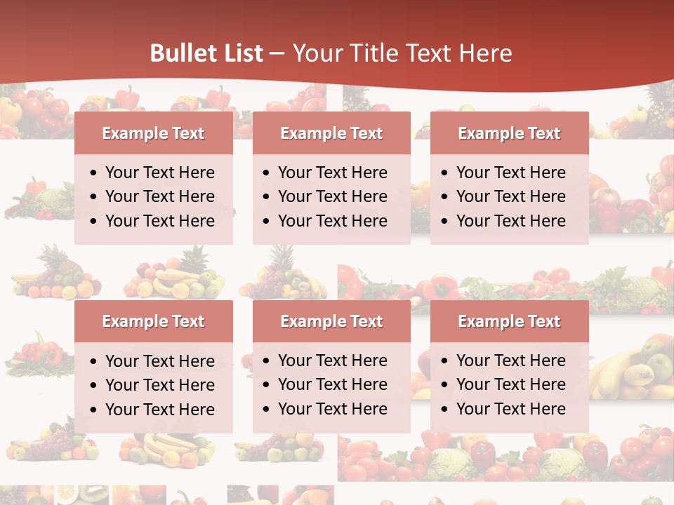 Healthy Vegetables PowerPoint Template