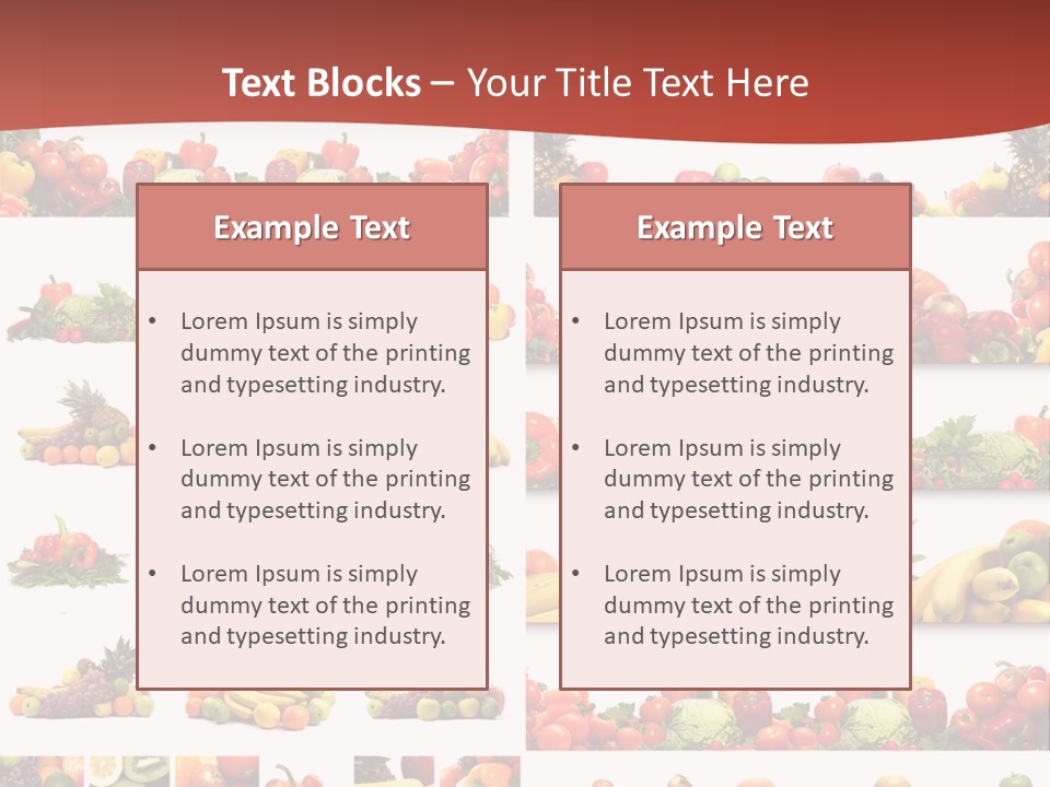 Healthy Vegetables PowerPoint Template