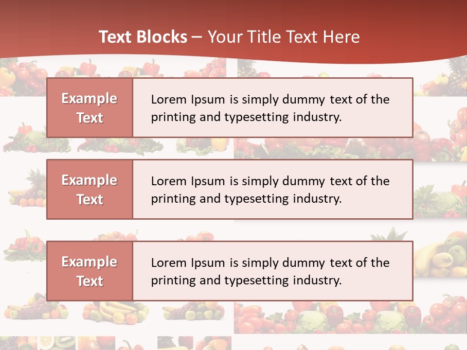 Healthy Vegetables PowerPoint Template