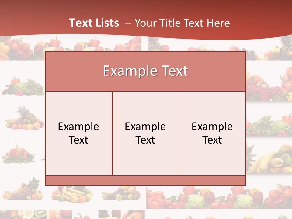 Healthy Vegetables PowerPoint Template