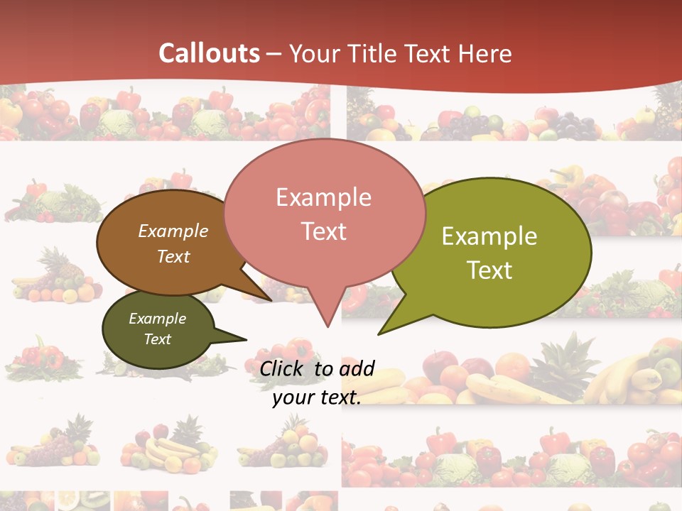 Healthy Vegetables PowerPoint Template