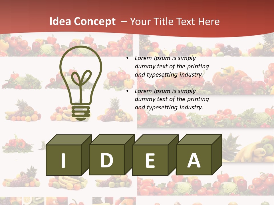 Healthy Vegetables PowerPoint Template