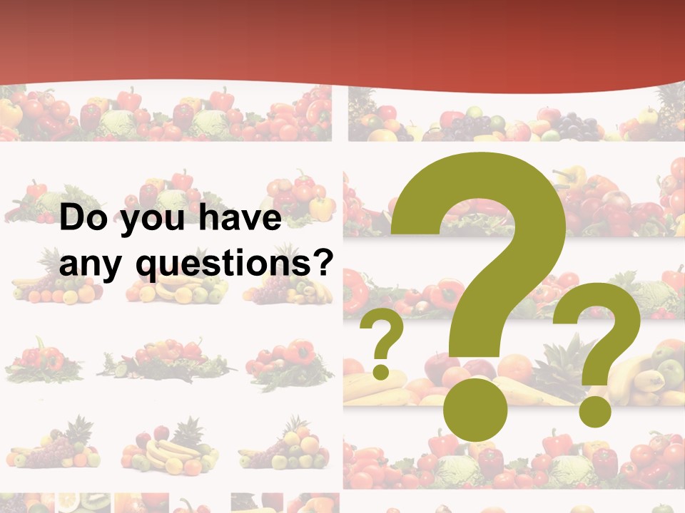 Healthy Vegetables PowerPoint Template