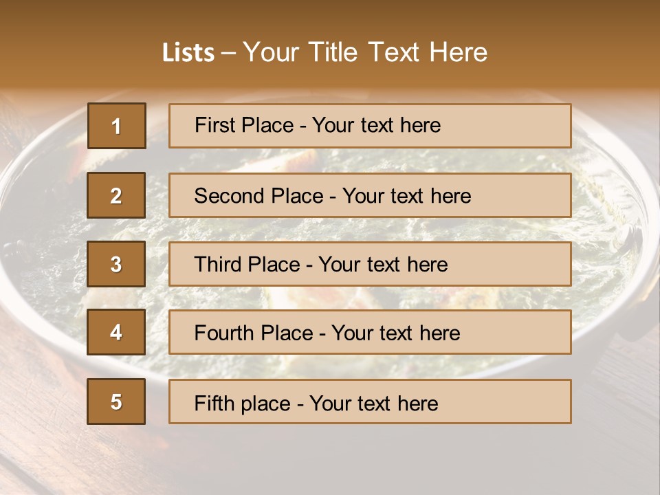 Palak Paneer PowerPoint Template