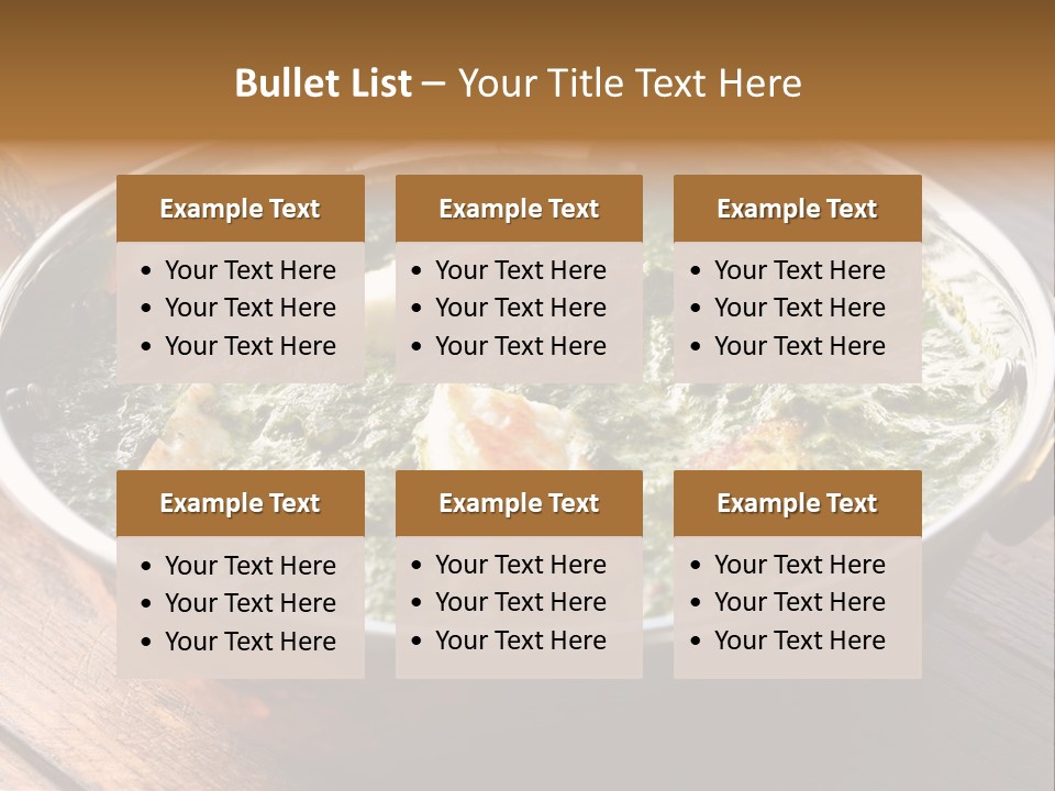 Palak Paneer PowerPoint Template