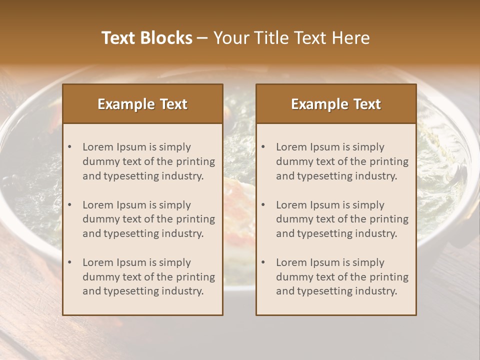 Palak Paneer PowerPoint Template