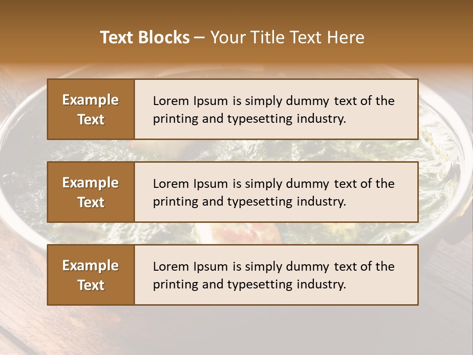 Palak Paneer PowerPoint Template