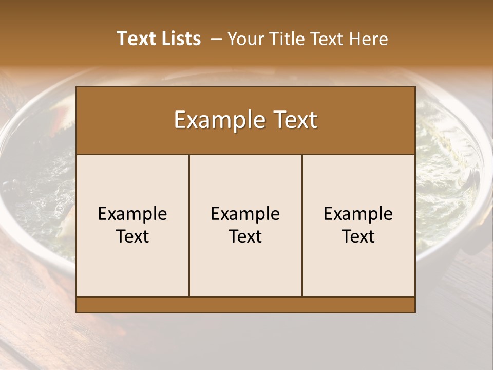 Palak Paneer PowerPoint Template